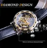 Montre de créateur montres T-winner hommes mode loisirs populaire diamant creux manuel mécanique hommes montre