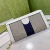 Unisex Genuine leather wallet clutch purse classic single zipper wallets long purse card holder with box dust bag2227