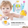 Bath Toys Ice Cream Bubble Hine Blower Toy Kids Car Babies Child Plaything Maker Girls 230923 Drop Delivery Baby Maternity Shower DHKX7