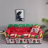 Stol täcker julsoffa täcker elastisk soffa täcke soffa slipcovers för soffor och kärlekar tvättbart möbler skydd för husdjur barn 231204