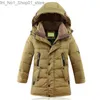 W dół płaszcz -30 stopnia dla dzieci kurtki zimowe uchylone ubrania dzieci nowe duże chłopcy ciepłe zimowe płaszcz gęstość odzieży wierzchniej Q231205