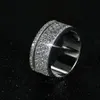 2019 Nueva moda 100% 925 Anillo de plata Luna Estrella Deslumbrante Anillo de dedo abierto para mujeres Niñas Joyería Pura Boda Compromiso Gift289B