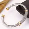 Bracelet réglable en acier inoxydable pour femmes, bijoux colorés en zircone cubique, accessoires de bal, cadeau 231205