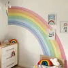 Muurdecoratie Grote aquarel regenboog muurstickers voor kinderkamers Gigantische kindermuur regenboogstickers Pastel Boho regenboog muursticker 231204