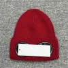 Lunettes à deux lentilles, petite casquette en tricot pour hommes, casquette d'hiver pour l'extérieur, casquette souple grise noire, 2023