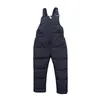 Jumpsuits Children Winter Warm Overalls Girls Boys Winter Thick Pants Cotton Filling Kids Overalls Toddler Baby Ski jumpsuit 1-5 years 231204