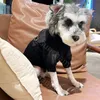 Triângulo cão pulôver malhas designer inverno cão gato impressão camisa quente schnauzer bichon corgi teddy pet moletom