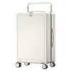 Koffers 20 "22" 24 "26 Inch Hoog Uiterlijk Niveau Multifunctionele Trolley Boarding Box Dames Brede Trekstang Rolling Koffer