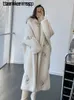 Cappotto di lusso Maxmaras Cappotto di lana Alpaca Stesso materiale 2023 Nuovo Ippocampo Orso Pelliccia di media lunghezza da donna MaillardJX5O