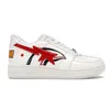 Högkvalitativ OG Bapestar Star Shoes A Bathing Ape Platform Trainers Camo Pink Shark Black Grey Blacpatent Leather White Red Men Women Skateboard SK8 Big Size 36-47