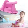 Badkarplatser 1PC Baby Care Baby Bath Seat Född Baby Bad Tub Plastic Spädbarn Badstol För badkar Spädbarn Antislip Badduschstol #TC 231204