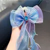 Haaraccessoires Koreaanse stijl kinderen boog parel kroon elastische stropdas meisje kinderen touw ring strass scrunchies