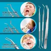 Other Oral Hygiene Dental Tools 10 Pack Stainless Steel Plaque Remover Teeth Cleaning Set Care Kit with Cleaner 231204