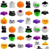 Party Favor Mini Squishy Jouets Mochi Squishies Halloween Kawaii Motif Animal Relief Squeeze Jouet Pour Enfants Cadeaux D'anniversaire Drop Delive Dhwhw