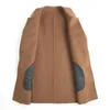 Men's Wool Blends Korean Version 100 Pure Doublesided Coat Mediumlength Fashionable Simple Highend Men Winter 231205