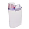 Storage Bottles Plastic Cereal Dispenser Box Kitchen Food Grain Rice Container Nice Flour Can