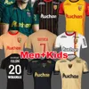 Maillot RC Lens 23 24 Soccer Jerseys Home Yellow Saint-Barbe Special Openda Ganago Sotoca Football Shirt 2023 Kids Notre Sang Estor Pereira da Costa Frankowski