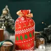 Decorações de Natal 50 PCS Papai Noel Sacos de Doces de Natal Decoração de Casa Flocos de Neve Bonecos de Neve Saco Feliz Tratar
