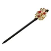Haarclips Hanfu-accessoires Traditionele charme Sierlijke elegante stok met zwierige kwastjes Imitatie ebbenhout Tijdloze elegantie