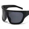 NEW Fashion Sunglasses Oversize Frame Mask Sun Glasse Anti-UV Spectacles Punk Eyeglasses Simplity Ornamental Google