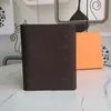 Modedesigner Brieftaschen mit Boxhalter Hochwertiges Notizbuch Tagebuch Schutzhülle Karte Passport Wallet Desktop Notepad C264i