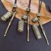 Pendant Necklaces 3 Styles Mini Brass Spoon Jar Accessories Pendants Locket Necklace Urn Save Love Jewlery Bottle286U
