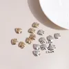 Charms 10 Stück 13 16 mm Mode Liebe Herz passen Ohrringe Anhänger Halsketten DIY handgefertigte Zinklegierung Goldfarbe Schmuckherstellung