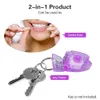Dental Floss 100st Portable KeyChain 15M Flossser For Teeth Cleaning Oral Care Kit Hygiene Mint Fragrance Gift 231204