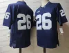 Penn State College Football 26 Saquon 9 Trace McSorley 88 Mike Gesicki 2 Marcus Allen Paterno Ed Jerseys White Navy No Name 150th Men