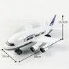 Aircraft Modle Kids Universal Airbus Toys Pull Back Children Plane Dolls Kids Plastic Random Aircraft Model Educational Airliner Puzzle Gifts 231204