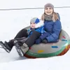 Sledding 90117cm Snow Sledge Sleigh Children's Tubing Winter Sled Ski Accesories Skiing Ring Pad Sports Thickened Inflatable Ski Circle 231205