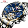 Montre de designer montres VA VOOM en acier inoxydable Tourbillon non automatique mécanique multifonction affaires lumineuses étanche mâle