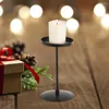 Ljushållare High Holder Elegant Metal Candlestick Set for Christmas Home Decoration