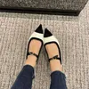 53% OFF Sports 2024 One line buckle Mary Jane versatile flat small fragrant style single shoes female pointed toe spring new light cut color matching