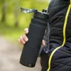 Vattenflaskor BPA gratis plastflaska för sport 4005007001000 ml bärbar läcksäker dricker utomhus gym cykel 231205
