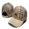 B Hat Baseball Cap Classic Knight Stripe Baseball Chapéu de beisebol ao ar livre Hat de lazer