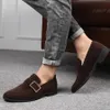 GAI Spring Mens Casual Business Loafers Dress Faux Suede Driving Fashion Formal Shoes For Men Sneakers 231204