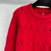 1203 L 2023, осенний брендовый свитер в том же стиле с длинным рукавом и круглым вырезом, черная женская одежда высокого качества, красные женские weilanR534