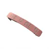 Hårklämmor Barrettes Ny metall Högkvalitativ diamant Hårklämma Fashion Sidan Hårklipp Hot Style Women S Hair Jewelry Classic Designer Pink Hairclip