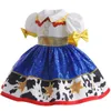 Abiti da ragazza Toy Costume Story Infantile Natale Jessie Dress Anno Ragazze Tutu Dress 1 2 3 4 5 6 Anni Baby Girl Birthday Party Dress 231204