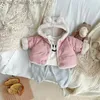 Piumino 2023 Bambini Cappotti per ragazze Cappotto invernale Ragazzo Ragazza Felpe con cappuccio Abbigliamento Neonato Capispalla Abiti Bambino Abbigliamento per bambini 0-7Y Q231205