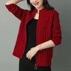 Mulheres suéteres meia gola alta zíper de malha cardigan jaqueta mulheres outono estilo cor sólida manga raglan cardigans engrossar suéter casaco 231204