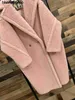 Alpaca Coat Maxmaras Wool Coat Same Material 2023 New Style Bear Women's Fur Particle Fleece