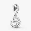 100% argento sterling 925 carino pretzel ciondola il fascino adatto originale europeo charms braccialetto moda gioielli da sposa accessori313x