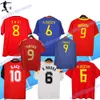 Klassiek 1994 1996 2008 2010 2012 Spanje Retro Voetbalshirt FABREGAS XAVI LUIS ENSRIQUE ALONSO Iniesta PIQUE TORRES Camiseta De Futbol