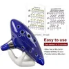 Party Favor 12 trous Ocarina Céramique Alto C avec présentoir de livre de chansons Wly935 Drop Livraison Maison Jardin Fournitures de fête Événement Dhoak