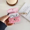 مصمم أزياء جلدي رجالي نسائية رسائل AirPods Case for Women Covers Wireless Headset AirPods 1 2 Pro2