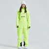 Stivali altri beni sportivi donne donne una tuta sciistica da sci impermeabili inverno inverno un pezzo snowsuits snowboard.