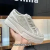 Tennis Treck 1977 Buty Designer Buty High Top Sneakers Beige Brown Men Luksusowe projektanci Sneaker Fashion Canvas Tennis But Tkanina 5 cm grube podeszwy buty 1