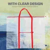 Sacchetti di stoccaggio sacchetti dipinto di carta sacca porta portatile organizzatore artista disegno strumento di lavoro poster di plastica